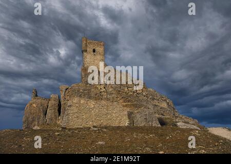 Castillo de Atienza, Guadalajara Stock Photo