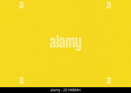 Color of the year 2021 illuminating yellow. Linen texture of illuminating colored paper for pastels and watercolors. Modern trendy background for text Stock Photo