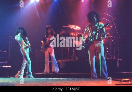 Queen Live at The Rainbow Finsbury Park London UK  11/1974 Stock Photo