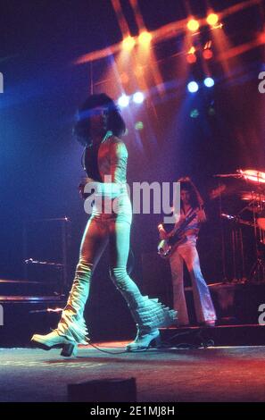 Queen Live at The Rainbow Finsbury Park London UK  11/1974 Stock Photo