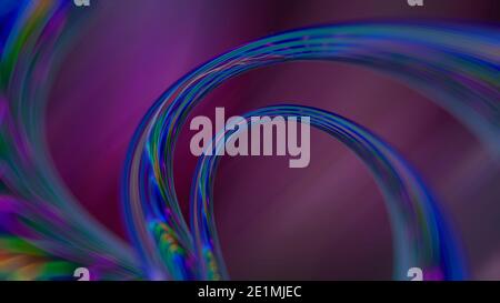 Abstract futuristic background with colorful lines. Stock Photo