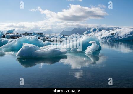 Jökulsarlon in Iceland Stock Photo