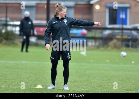 OLDHAM, ENGLAND. JAN 8TH Carl Piergianni of Oldham Athletic during training at Chapel Road, Oldham before the FA Cup third round tie against Bournemouth at the Vitality Stadium, Bournemouth. Credit: MI News & Sport /Alamy Live News Stock Photo