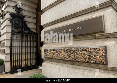 London- Rosewood London Hotel, 5 star hotel on High Holborn in the city of London Stock Photo