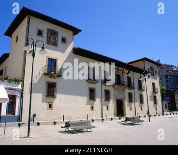 CASA CONSISTORIAL - ANTIGUO PALACIO DE LOS CONDES DE TORENO - SIGLO XVII. Location: AYUNTAMIENTO. CANGAS DEL NARCEA. ASTURIAS. SPAIN. Stock Photo