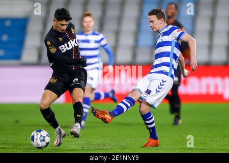 Doetinchem Netherlands January 8 L R Sebastian Soto Of Telstar V Ted Van De Pavert Of De Graafschap During The Dutch Keukenkampioendivisie Matc Stock Photo Alamy