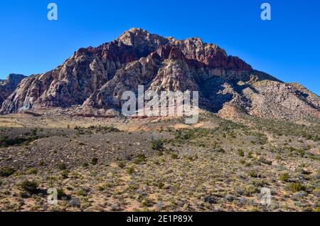 Red Rock Canyon National Conservation Area, Las Vegas, Nevada, USA. December, 2020. Stock Photo