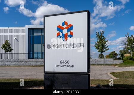 Mississauga, Ontario, Canada - September 19, 2020: BrightOrder head office is seen Mississauga, On, Canada. Stock Photo