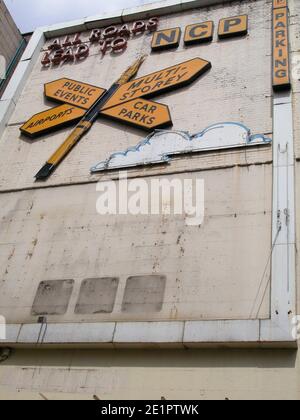 NCP National car parks sign car parking Soho, London Stock Photo