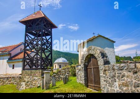 Old medieval monastery Gradac in Serbia Stock Photo