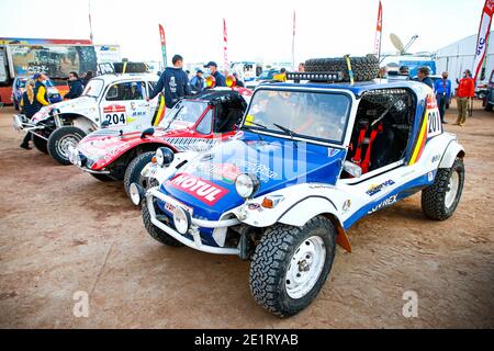 201 Eggermont Emmanuel (bel), De Braekeller Edouard (bel), Volswagen, Racing Wings, Dakar Classic, ambiance during the Rest Day of the Dakar 2021 in Ha'il, in Saudi Arabia on January 9, 2021 - Photo Julien Delfosse / DPPI / LM Stock Photo