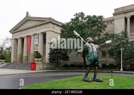 Cincinnati Art Museum in Ohio Stock Photo