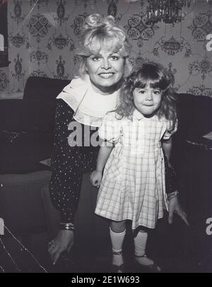 SALLY STRUTHERS with daughter Samantha Struthers Rader in Hollywood