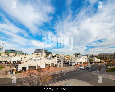 High angle view of the Arizona State University Mercado at Phoenix, Arizona Stock Photo