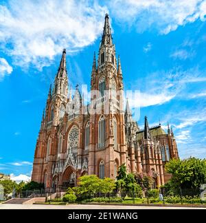 Cathedral of La Plata in Argentina Stock Photo