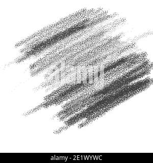 Pencil strokes illustration on the white paper. Stock Photo