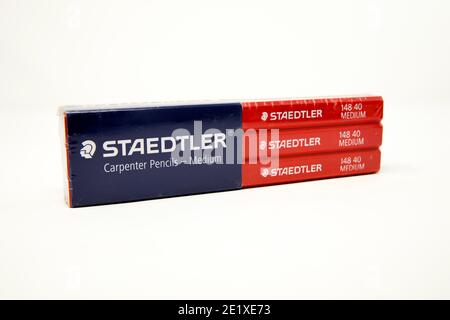 STAEDTLER - Carpenters Pencils Stock Photo