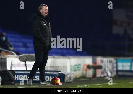 Manager of Swindon Town, John Sheridan - Ipswich Town v Swindon Town, Sky Bet League One, Portman Road, Ipswich, UK - 9th January 2021  Editorial Use Only - DataCo restrictions apply Stock Photo
