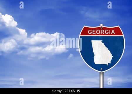 US State of Georgia Stock Photo