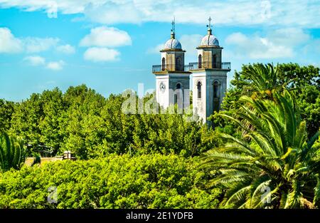 The Basilica of the Holy Sacrament in Colonia del Sacramento, Uruguay Stock Photo