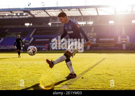Liverpool, UK. 09th Jan, 2021. James Rodriguez of Everton during the FA Cup Third Round match between Everton and Rotherham United at Goodison Park on January 9th 2021 in Liverpool, England. (Photo by Daniel Chesterton/phcimages.com) Credit: PHC Images/Alamy Live News Stock Photo