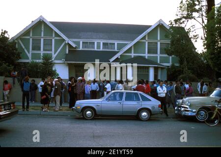 MARVIN GAYE HOME 2101 Gramercy Place, Los Angeles Credit: Ralph Dominguez/MediaPunch  1984 Stock Photo