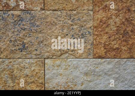 coloured stone block background, horizontal Stock Photo
