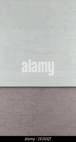The texture of light plaster, broad strokes, two colors Stock Photo