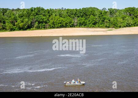 Alabama Monroeville Isaac Creek Campground,Claiborne Lake Alabama River Lakes boat boating fishing, Stock Photo