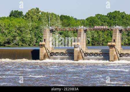 Alabama Monroeville Isaac Creek Campground Claiborne Lake Alabama River Lakes,Claiborne Lock & Dam, Stock Photo