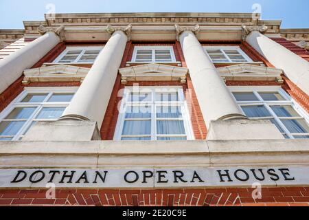 Alabama Dothan Opera House built 1915 Victorian style, Stock Photo