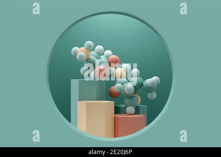 Pyrrolysine (l-pyrrolysine, Pyl, O) amino acid molecule. 3D rendering ...