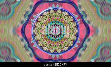 Abstract fantasy patterned multicolored background. Stock Photo