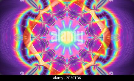 Abstract fantasy patterned multicolored background. Stock Photo