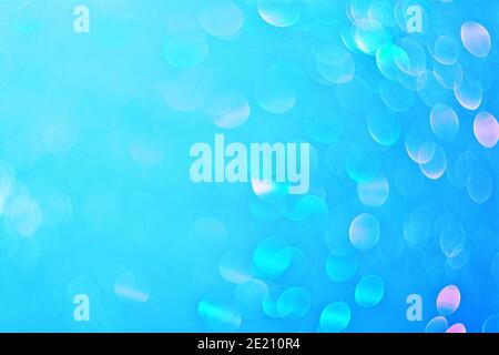 blue background with bubbles Stock Photo
