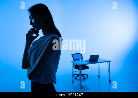 The business lady in the office Stock Photo