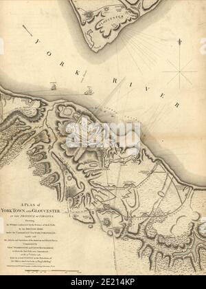 Closeup of a page of American civil war vintage maps from 19th century Stock Photo