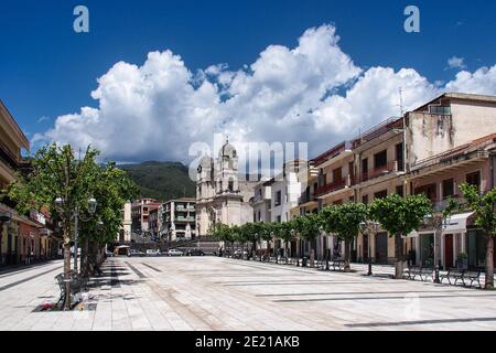 Church of saint Maria of provence Zafferana Etnea, Sicily in Italy Stock Photo