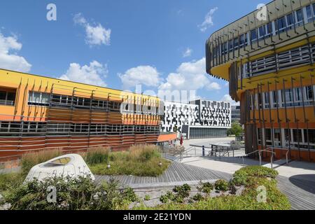 Vienna, Austria. University of Economy Vienna Stock Photo