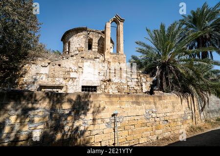 Nicosia Buffer Zone Green Line Cyprus Stock Photo