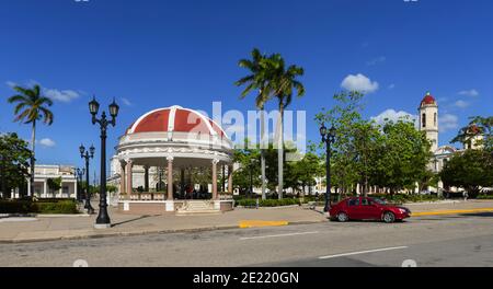 Plaza José Martí in Cienguegos, Cuba Stock Photo