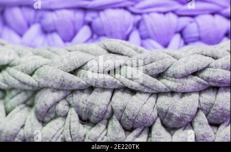 Abstract gray and blue fabric texture perfect for background Stock Photo