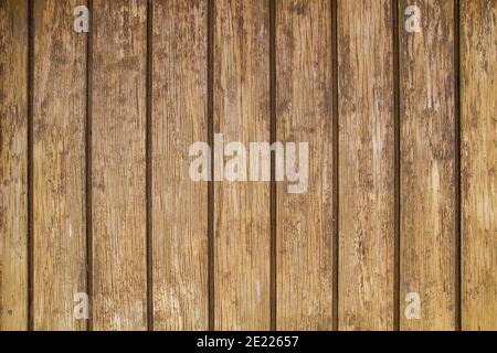 Old wooden planks wall background or texture Stock Photo