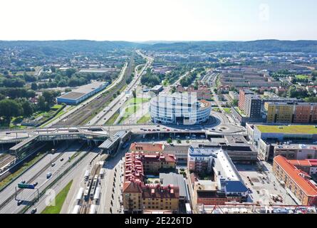 MÖLNDAL, SWEDEN 26 AUGUST 2019 Fässbergs kyrka is a church building