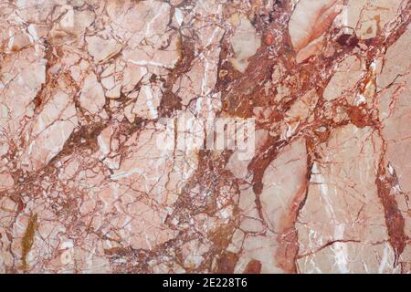 Natural pink marble texture background, high detail Stock Photo