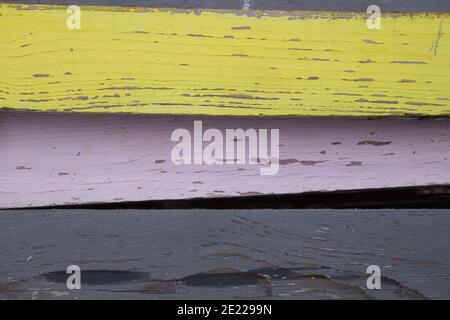 Color painted wooden planks Stock Photo