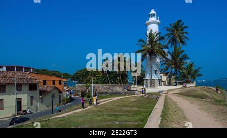 Galle, Sri Lanka, Asia: the lighthouse of Galle Stock Photo