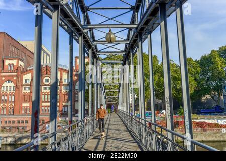 Siemenssteg, Am Spreebord, Charlottenburg, Berlin, Deutschland Stock Photo
