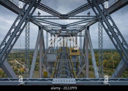 Besucherbergwerk Abraumförderbrücke F60, Lichterfeld, Landkreis Elbe-Elster, Brandenburg, Deutschland Stock Photo