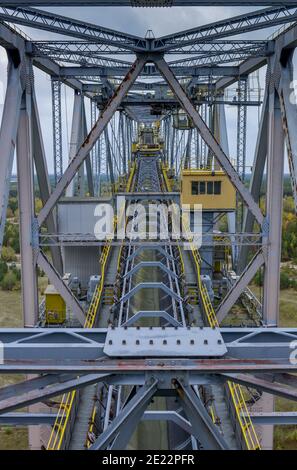 Besucherbergwerk Abraumförderbrücke F60, Lichterfeld, Landkreis Elbe-Elster, Brandenburg, Deutschland Stock Photo